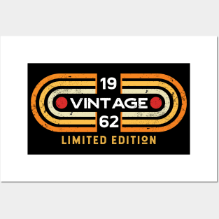 Vintage 1962 | Retro Video Game Style Posters and Art